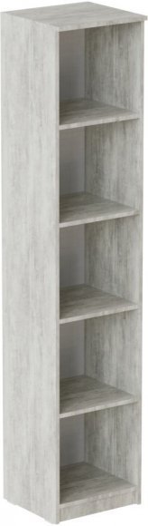 Пенал Анжело Ferrum-decor на 5 полиць 1900x400x380 ДСП Бетон 16 мм (FRD-104904) Пенал Анжело Ferrum-decor на 5 полиць 1900x400x380 ДСП Бетон 16 мм (FRD-104904)