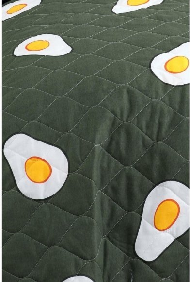 Покривало стьобане з наволочкою Avokado yesil зелений 160х220 см svt-2000022283519 Покривало стьобане з наволочкою Avokado yesil зелений 160х220 см svt-2000022283519