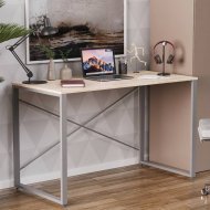 Письмовий стіл Ferrum-decor Серії Конект 75x120x600 сірий ДСП Дуб Сан-Марино 16мм (FRD-104214)