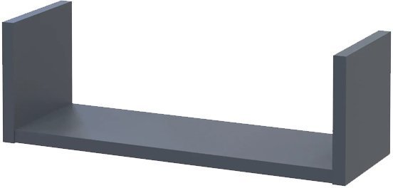 Комплект полиць Doros Філ Графіт 3 шт. 30/45/60х15х15 (DRS-011790)