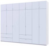 Шафа для одягу Doros Лукас Біла 3+4 ДСП 295х50х240 DRS-011687 (42005122)