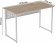 Комп'ютерний стіл Ferrum-decor Майк 75x120x70 білий ДСП Дуб Сан-Марино 16мм (FRD-101340)