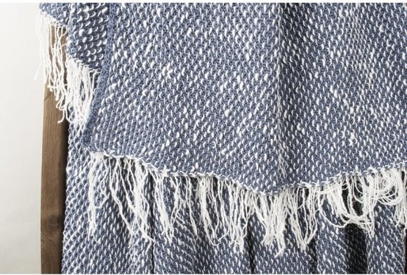 Плед-накидка Wave indigo синій 140х170 см 2000022200912 Плед-накидка Wave indigo синій 140х170 см 2000022200912