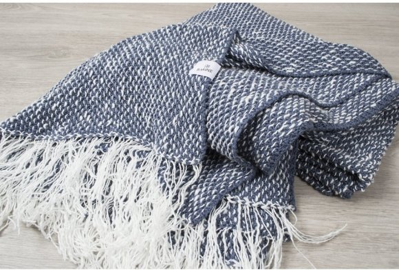 Плед-накидка Wave indigo синій 140х170 см 2000022200912 Плед-накидка Wave indigo синій 140х170 см 2000022200912