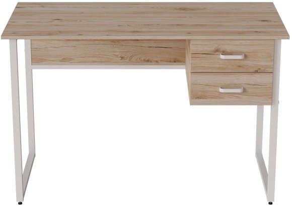 Комп'ютерний стіл Ferrum-decor Дакота 75x120x70 білий ДСП Дуб Сан-Марино 16мм (FRD-102119)