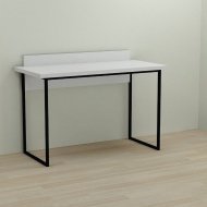 Письмовий стіл Ferrum-decor Скай 76x100x60 чорний ДСП Біле 32мм (FRD-103616)