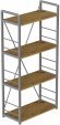 Етажерка 4/60 Ferrum-decor Серії Конект 120x60x28 сірий ДСП Дуб Артизан 16мм (FRD-104250) Етажерка 4/60 Ferrum-decor Серії Конект 120x60x28 сірий ДСП Дуб Артизан 16мм (FRD-104250)