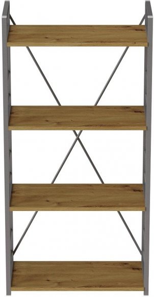Етажерка 4/60 Ferrum-decor Серії Конект 120x60x28 сірий ДСП Дуб Артизан 16мм (FRD-104250) Етажерка 4/60 Ferrum-decor Серії Конект 120x60x28 сірий ДСП Дуб Артизан 16мм (FRD-104250)