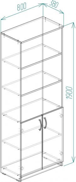 Шафа Анжело Ferrum-decor на 5 полиць з 2 дверима 1900x800x380 ДСП Дуб Сонома 16 мм (FRD-105064) Шафа Анжело Ferrum-decor на 5 полиць з 2 дверима 1900x800x380 ДСП Дуб Сонома 16 мм (FRD-105064)