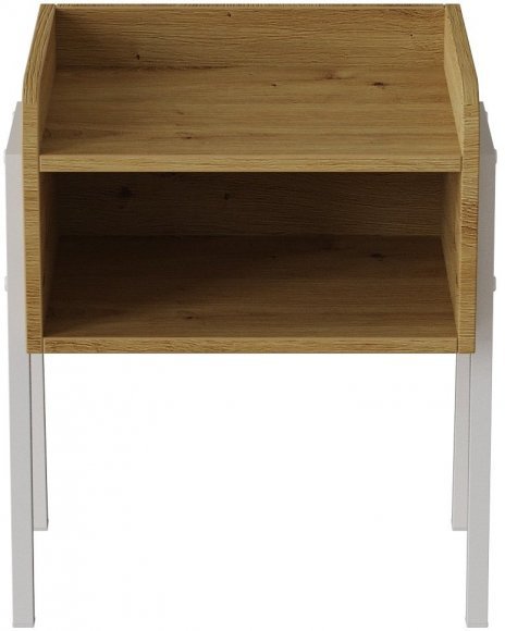 Тумба модульна Ferrum-decor Джузі 540x450x320 метал Білий ДСП Дуб Дуб Артизан 16 мм (FRD-102980) Тумба модульна Ferrum-decor Джузі 540x450x320 метал Білий ДСП Дуб Дуб Артизан 16 мм (FRD-102980)