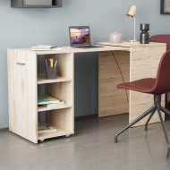 Стіл-тумба трансформер Смарт 1/2 Ferrum-decor 750x1450x600 ДСП Дуб Сан-Марино 16 мм (FRD-105075)