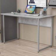 Стіл письмовий Коді Ferrum-decor 75x140x60 Сірий метал ДСП Бетон 32 мм (FRD-106596)