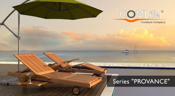 Шезлонг Прованс (дерево) LPP001