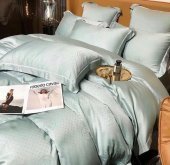 ​Комплект постільної білизни Ніжність зелений 200х230 см