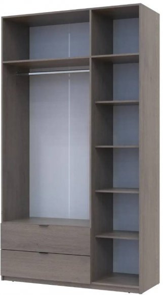 Шафа розпашна з антресоллю Doros Лукас 135х50х240 см Канноло (DRS-011883)