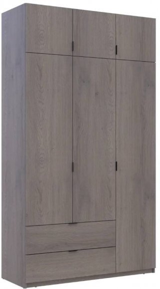 Шафа розпашна з антресоллю Doros Лукас 135х50х240 см Канноло (DRS-011883)