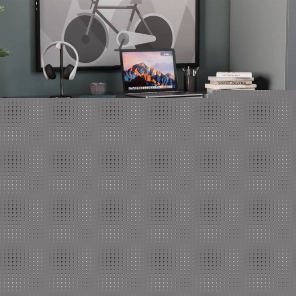 Комп'ютерний стіл Ferrum-decor Курт 75x120x60 сірий ДСП Сосна Кембра 16мм (FRD-101841)