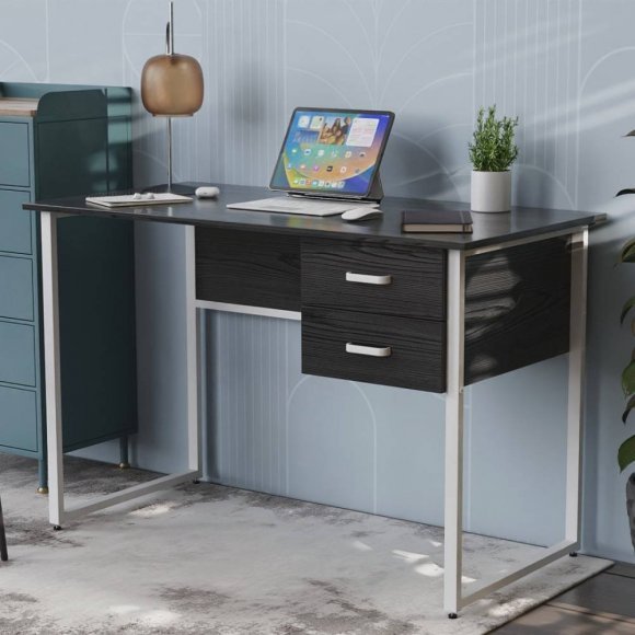 Комп'ютерний стіл Ferrum-decor Дакота 75x120x70 білий ДСП Сосна Кембра 16мм (FRD-102120)