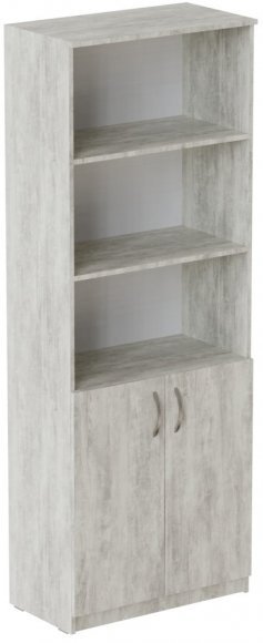 Шафа Анжело Ferrum-decor на 5 полиць з 2 дверима 1900x800x380 ДСП Бетон 16 мм (FRD-105066) Шафа Анжело Ferrum-decor на 5 полиць з 2 дверима 1900x800x380 ДСП Бетон 16 мм (FRD-105066)