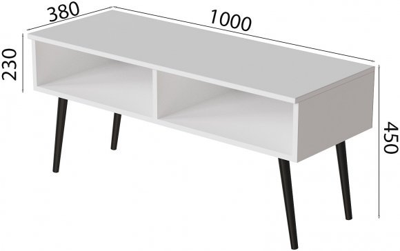 Тумба під ТВ Невада Ferrum-decor 45x100x38 Чорний метал ДСП Білий 16 мм (FRD-106725) Тумба під ТВ Невада Ferrum-decor 45x100x38 Чорний метал ДСП Білий 16 мм (FRD-106725)