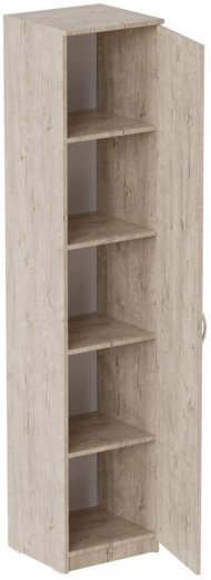 Пенал Анжело Ferrum-decor на 5 полиць із дверима 1900x400x380 ДСП Дуб Сан-Марино 16 мм (FRD-104906) Пенал Анжело Ferrum-decor на 5 полиць із дверима 1900x400x380 ДСП Дуб Сан-Марино 16 мм (FRD-104906)