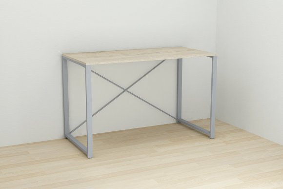 Письмовий стіл Ferrum-decor Серії Конект 75x120x600 сірий ДСП Дуб Сонома 16мм (FRD-104216) Письмовий стіл Ferrum-decor Серії Конект 75x120x600 сірий ДСП Дуб Сонома 16мм (FRD-104216)