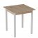 Стіл кухонний Ferrum-decor Дієго 75x80x80 Білий ДСП Сан-Марино 16мм (FRD-105653) Стіл кухонний Ferrum-decor Дієго 75x80x80 Білий ДСП Сан-Марино 16мм (FRD-105653)