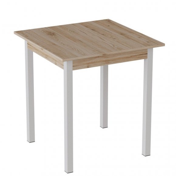 Стіл кухонний Ferrum-decor Дієго 75x80x80 Білий ДСП Сан-Марино 16мм (FRD-105653) Стіл кухонний Ferrum-decor Дієго 75x80x80 Білий ДСП Сан-Марино 16мм (FRD-105653)