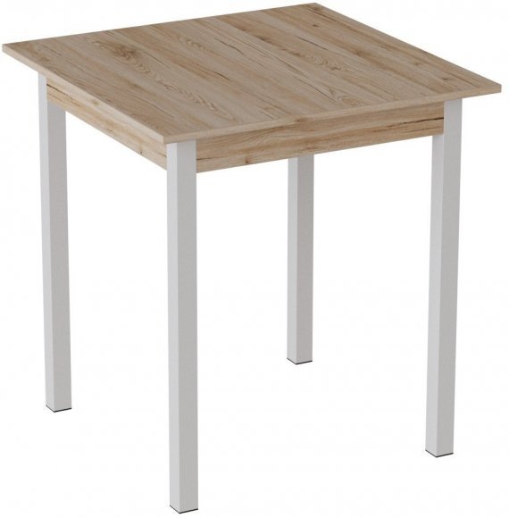 Стіл кухонний Ferrum-decor Дієго 75x80x80 Білий ДСП Сан-Марино 16мм (FRD-105653) Стіл кухонний Ferrum-decor Дієго 75x80x80 Білий ДСП Сан-Марино 16мм (FRD-105653)