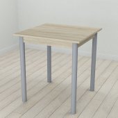 Стіл кухонний Ferrum-decor Агата 75x70x70 Сірий ДСП Сонома 16мм (FRD-106243)