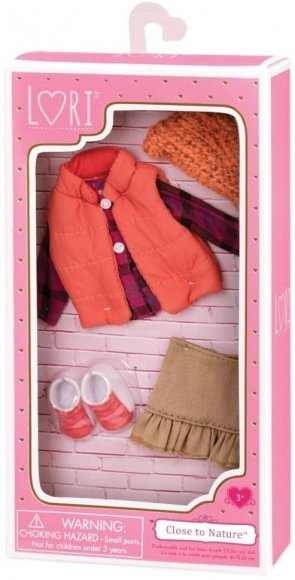 Набір одягу для ляльок пуховий жилет LO30004Z Набір одягу для ляльок пуховий жилет LO30004Z