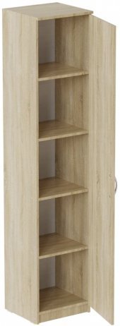 Пенал Анжело Ferrum-decor на 5 полиць із дверима 1900x400x380 ДСП Дуб Сонома 16 мм (FRD-104908)