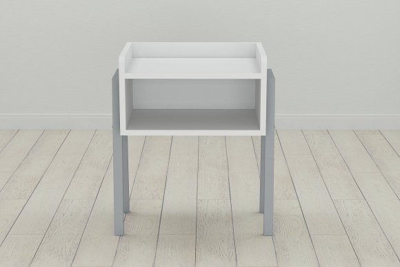 Тумба модульна Ferrum-decor Джузі 540x450x320 метал Сірий ДСП Біле 16 мм (FRD-102982) Тумба модульна Ferrum-decor Джузі 540x450x320 метал Сірий ДСП Біле 16 мм (FRD-102982)