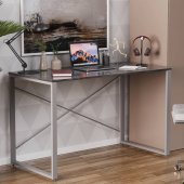 Письмовий стіл Ferrum-decor Серії Конект 75x120x60 сірий ДСП Сосна Кембра 16мм (FRD-104218) Письмовий стіл Ferrum-decor Серії Конект 75x120x60 сірий ДСП Сосна Кембра 16мм (FRD-104218)