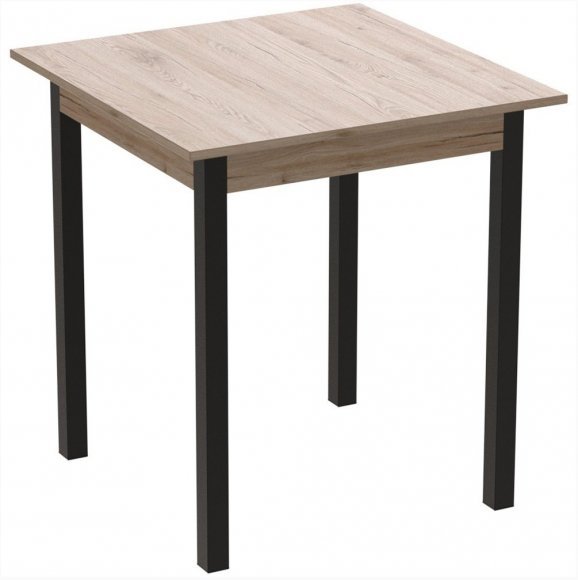 Стіл кухонний Ferrum-decor Дієго 75x80x80 Сірий ДСП Сан-Марино 16мм (FRD-105654) Стіл кухонний Ferrum-decor Дієго 75x80x80 Сірий ДСП Сан-Марино 16мм (FRD-105654)