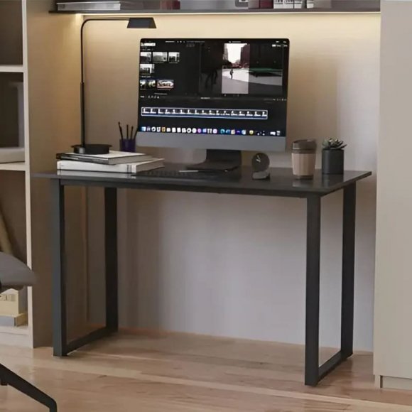 Стіл письмовий Кнап 2 Ferrum-decor 750x1400x700 Чорний метал ДСП Сосна Кембра 16 мм (FRD-106433) Стіл письмовий Кнап 2 Ferrum-decor 750x1400x700 Чорний метал ДСП Сосна Кембра 16 мм (FRD-106433)
