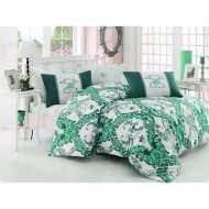 Постільна білизна BHPC 024 Green євро 200х220 см
