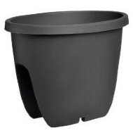 Кашпо на перила Balconia 30 см антрацит 41113807