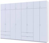 Шафа для одягу Doros Лукас Білий 4+4 ДСП 320х50х240 DRS-011690 (42005126)