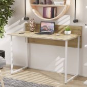 Письмовий стіл Ferrum-decor Скай 75x100x70 білий ДСП Дуб Сонома 16мм (FRD-101092)