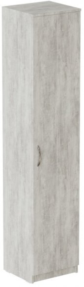 Пенал Анжело Ferrum-decor на 5 полиць із дверима 1900x400x380 ДСП Бетон 16 мм (FRD-104910) Пенал Анжело Ferrum-decor на 5 полиць із дверима 1900x400x380 ДСП Бетон 16 мм (FRD-104910)