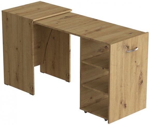 Стіл-тумба трансформер Смарт 1/2 Ferrum-decor 750x1450x600 ДСП Дуб Артизан 16 мм (FRD-105079) Стіл-тумба трансформер Смарт 1/2 Ferrum-decor 750x1450x600 ДСП Дуб Артизан 16 мм (FRD-105079)