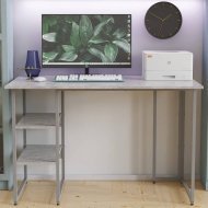 Стіл письмовий Кевін Ferrum-decor 75x100x60 Сірий метал ДСП Бетон 32 мм (FRD-106548)