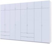Шафа для одягу Doros Лукас Біла 4+4 ДСП 340х50х240 DRS-011691 (42005138)