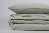 Постільна білизна вафельна Waffle 200х220 см sage бірюзовий Постільна білизна вафельна Waffle 200х220 см sage бірюзовий