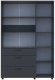 Шафа для одягу Doros Торн Антрацит 3 ДСП/3Ш (полиці) 135х51.6х200 (DRS-012084) Шафа для одягу Doros Торн Антрацит 3 ДСП/3Ш (полиці) 135х51.6х200 (DRS-012084)