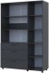 Шафа для одягу Doros Торн Антрацит 3 ДСП/3Ш (полиці) 135х51.6х200 (DRS-012084) Шафа для одягу Doros Торн Антрацит 3 ДСП/3Ш (полиці) 135х51.6х200 (DRS-012084)