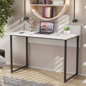 Письмовий стіл Ferrum-decor Скай 75x120x60 чорний ДСП Біле 16мм (FRD-103621)