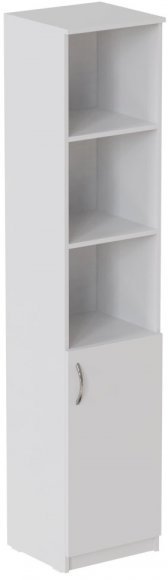 Пенал Анжело Ferrum-decor на 4 полиці з 1 дверима 1900x400x380 ДСП Біле 16 мм (FRD-104911) Пенал Анжело Ferrum-decor на 4 полиці з 1 дверима 1900x400x380 ДСП Біле 16 мм (FRD-104911)