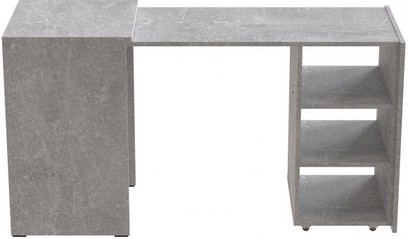 Стіл-тумба трансформер Смарт 1/2 Ferrum-decor 750x1450x600 ДСП Бетон 16 мм (FRD-105080) Стіл-тумба трансформер Смарт 1/2 Ferrum-decor 750x1450x600 ДСП Бетон 16 мм (FRD-105080)